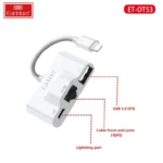 Earldom OTG Adapter (Lightning + USB + RJ45) - Figura 3