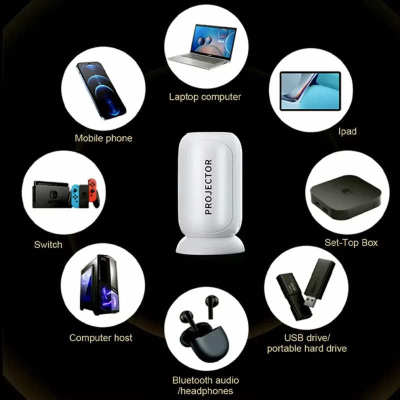 Mini Projektor Android 11 – 4K Support thumbnail 3