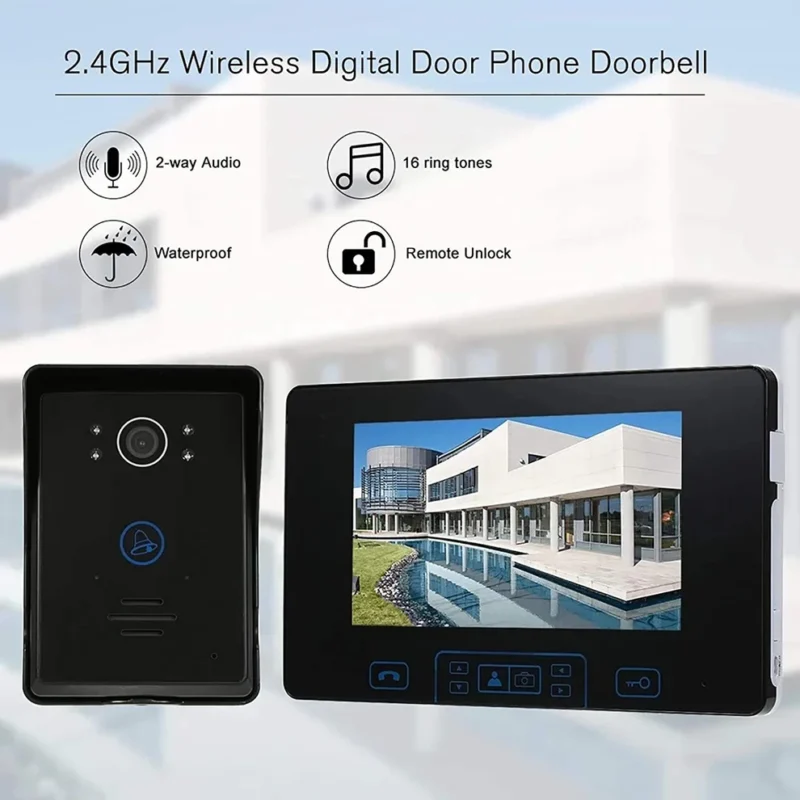 Video Door Phone Wireless 2.4GHz thumbnail 3