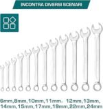 Set Çelësa TOTAL 12 Pjesë (Cr-V)