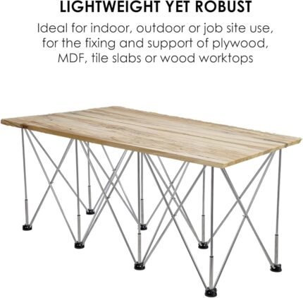 Tavolinë e palosshme me këmbë inox