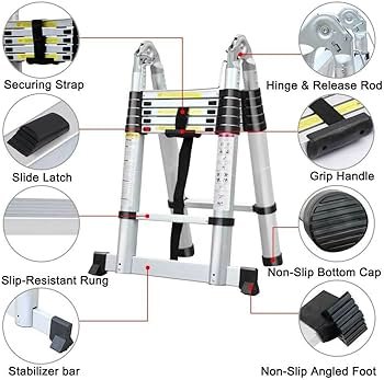 Shkallë Alumini 6.4m