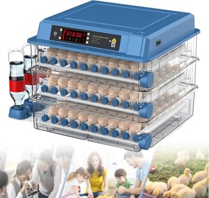 Inkubator Automatik për Vezë (128 Copë)