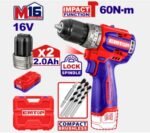 Trapano bateri 16V (2 bateri)