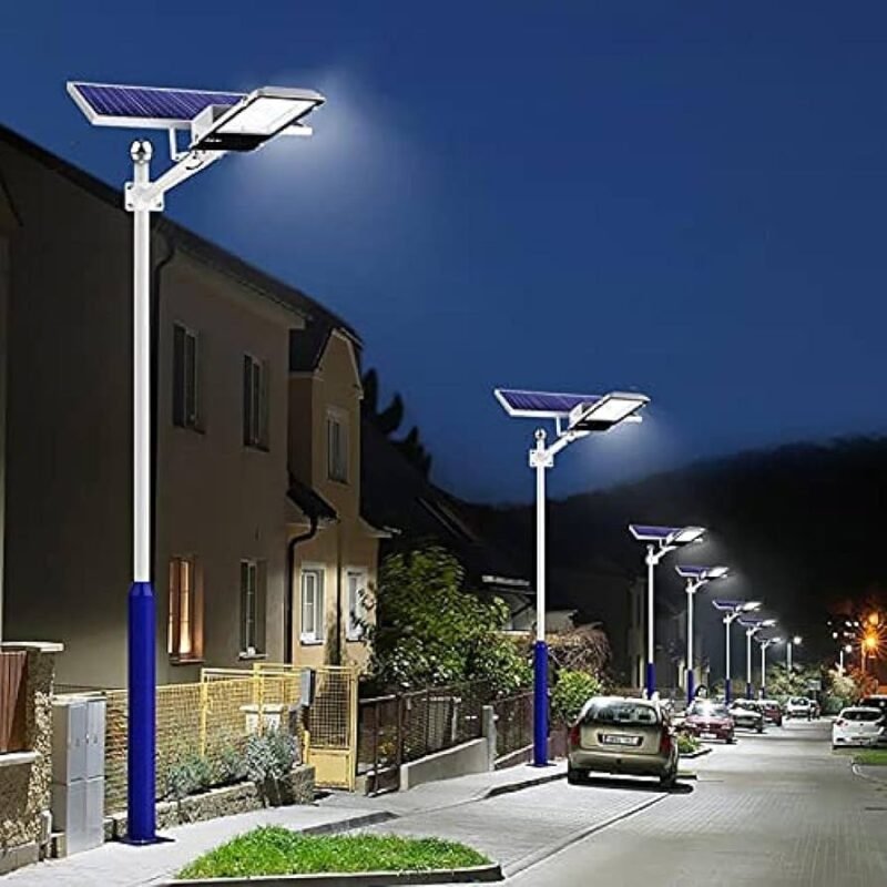 Dritë LED Solare 300W me Panel Diellor thumbnail 3