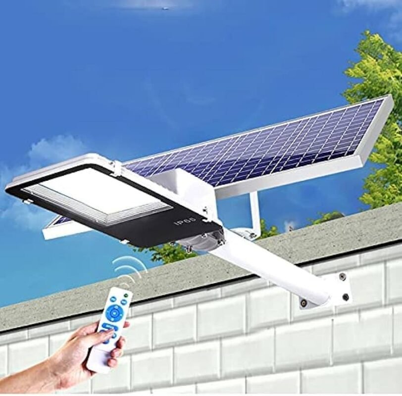 Dritë LED Solare 300W me Panel Diellor thumbnail 2
