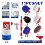 Set Furçash Pastrimi për Drill (11pcs)