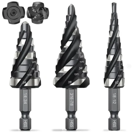 Set Shpuese HSS (Step Drill Bits)