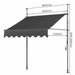 Tendë e Palosshme për Oborr (400x120cm) - Figura 2