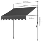 Tendë e Palosshme për Oborr (400x120cm)