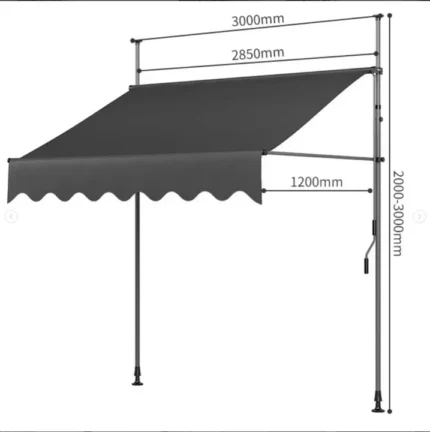 Tendë e Palosshme për Oborr (400x120cm)