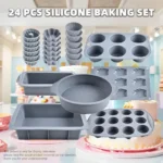 Set Silikoni për Pjekje (24 pcs)