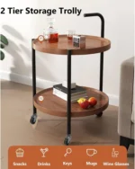 Tavolinë moderne me rafte - Figura 3