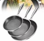 Set tiganësh inox premium