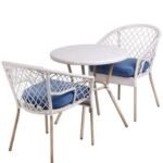 Set Tavoline me 2 Karrige Rattan
