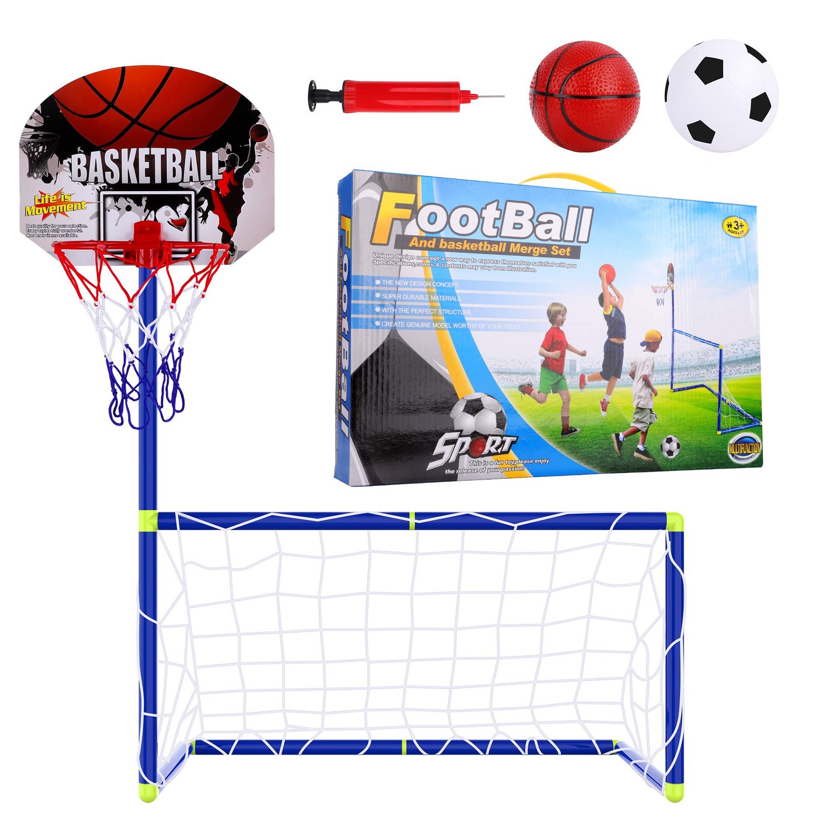 IMG_4797 Set Basketboll & Futboll për Fëmijë - Figura 1