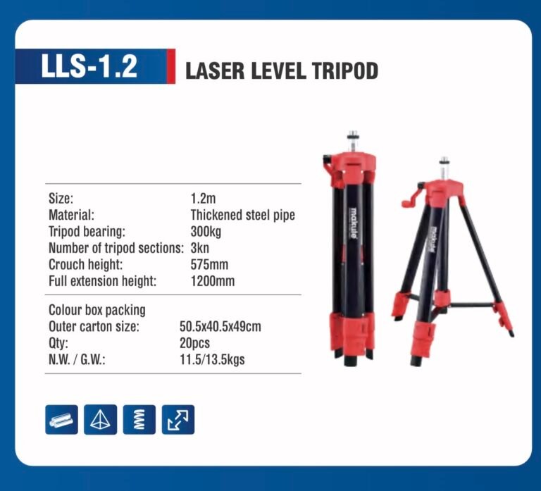 Tripod për Nivel Laser LLS-1.2 (1.2m)