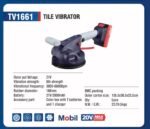 Vibrator për pllaka (Tile Vibrator) TV1661 - Figura 2