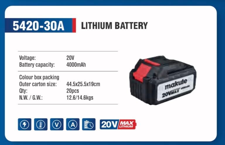 Bateri Lithium Makute 20V 4.0Ah (5420-30A) thumbnail 2