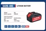 Bateri Lithium 20V 4000mAh Makute - Figura 2