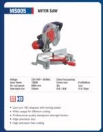 Sharrë Këndore Miter Saw 1800W (MS005) - Figura 2