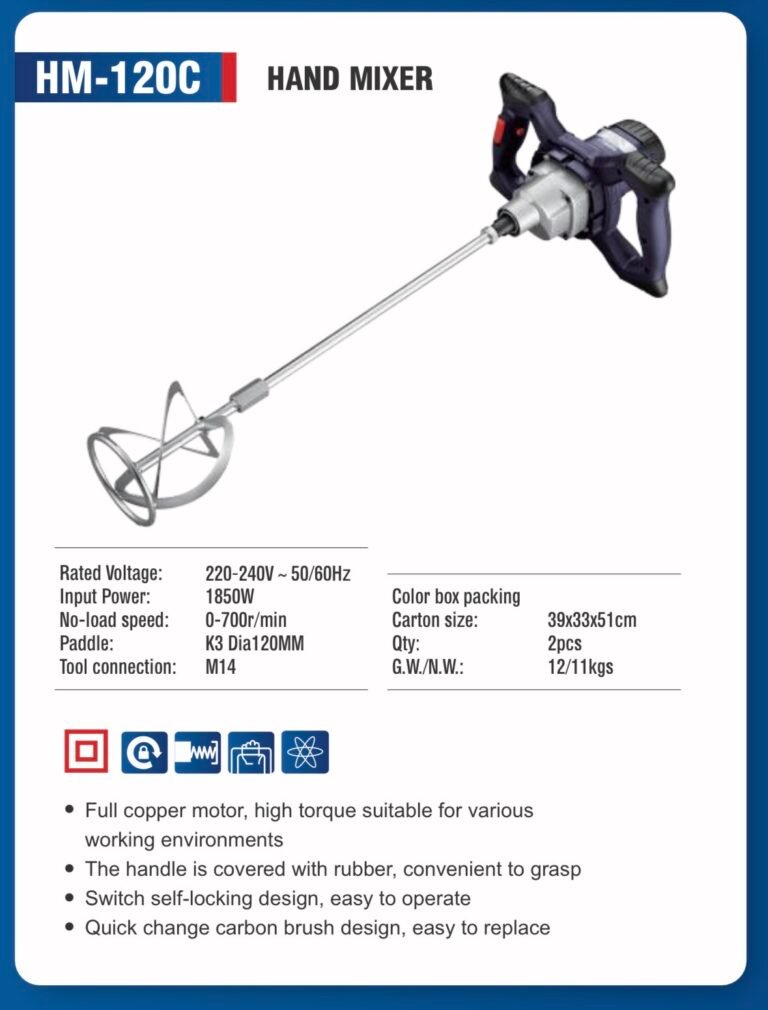 Mikser Dore Hand Mixer 1850W (HM-120C) thumbnail 2