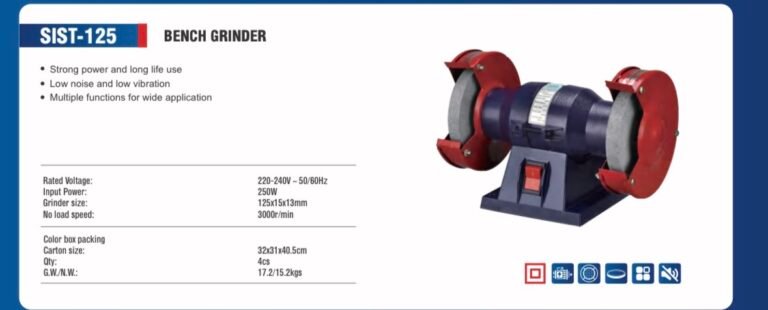 Mulli Tavoline Bench Grinder 125mm 250W thumbnail 2