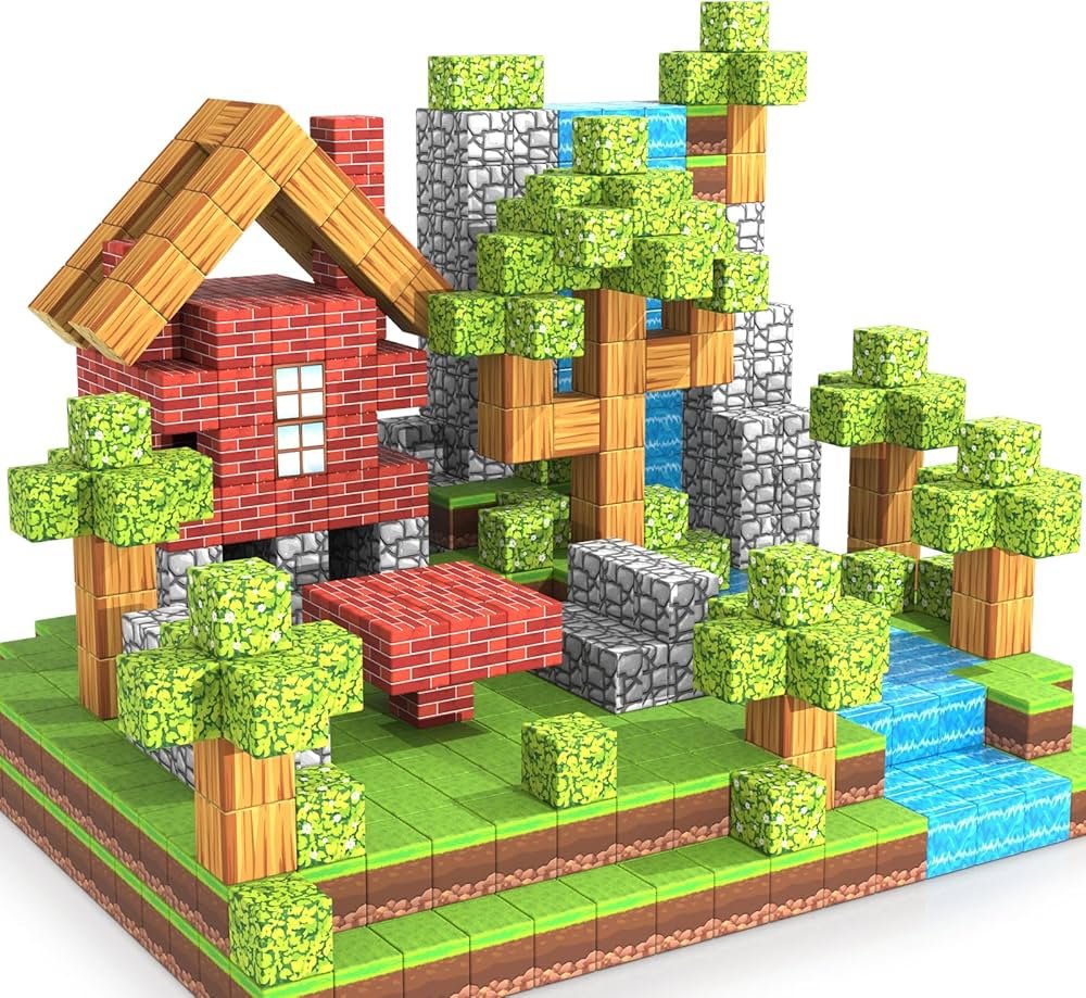 IMG_6650 Set Magnetik Ndërtimi Minecraft - Figura 1