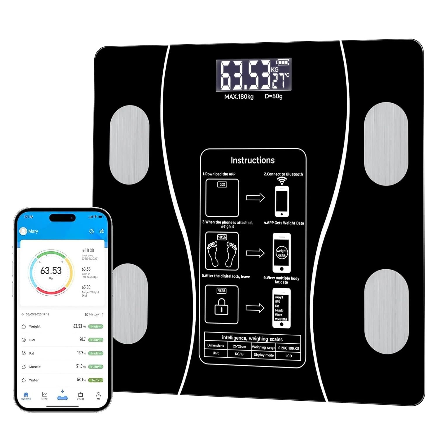 IMG_6687 Peshore Inteligjente Bluetooth - Figura 1