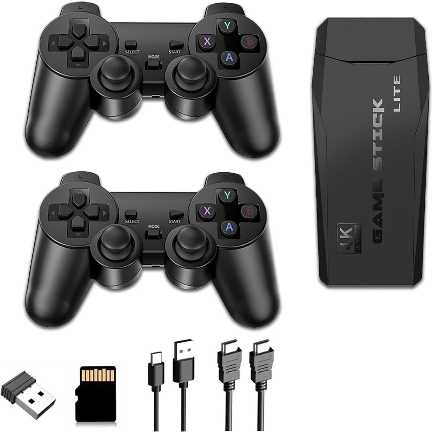 IMG_7988 Game Stick 4K me 2 Kontrollorë Wireless - Figura 1
