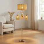 Lampë Dyshemeje Rattan Premium