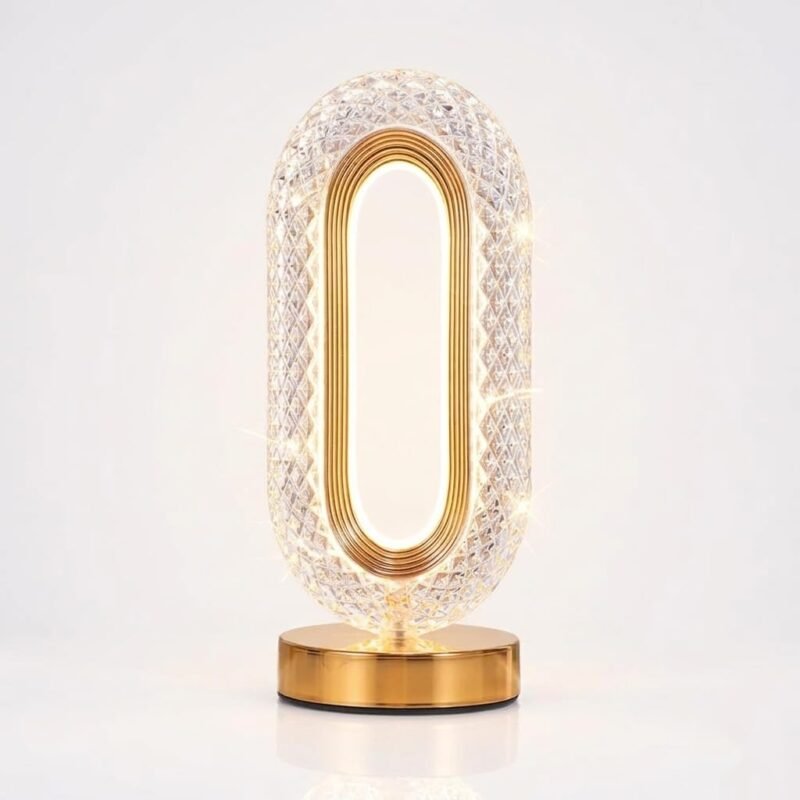 Lampë Tavoline Kristal LED Oval