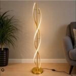 Lampë Dyshemeje Spiral LED