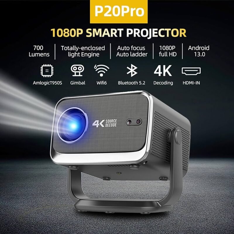 Projektor Smart P20 Pro 1080P Android 13 thumbnail 2