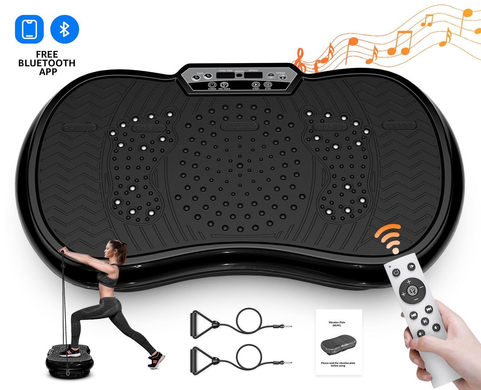 IMG_8958 Platformë vibruese Fitness me Bluetooth - Figura 1