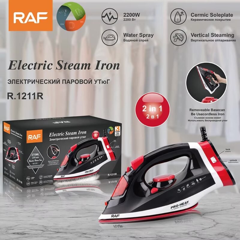 Hekur me avull RAF 2n1 2200W thumbnail 2