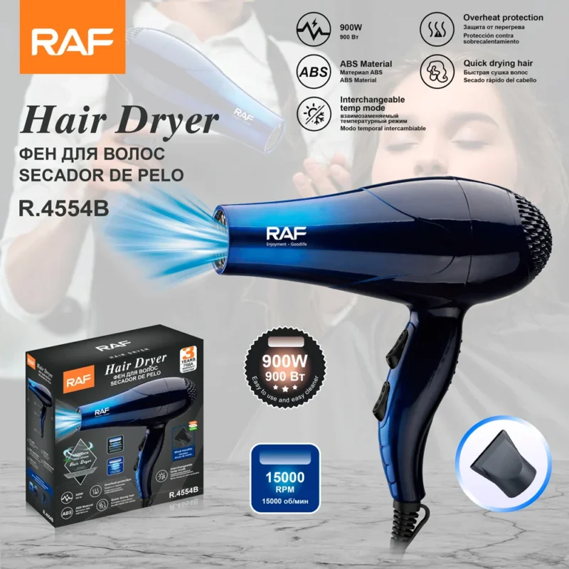 Tharëse flokësh RAF 1200W thumbnail 2