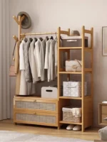 Organizues garderobe me rafte dhe varëse - Figura 2