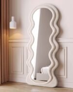 Pasqyrë dekorative me formë të valëzuar 180x80cm - Figura 2
