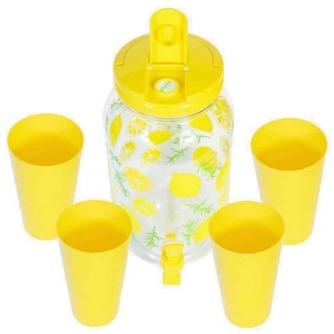 IMG_0815 Set për pije me dispenser dhe 4 gota - Figura 1