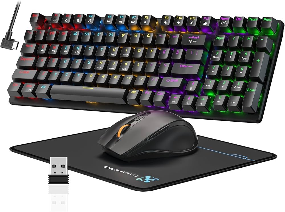IMG_9796 Set Gaming Tastierë + Maus + Mouse Pad - Figura 1
