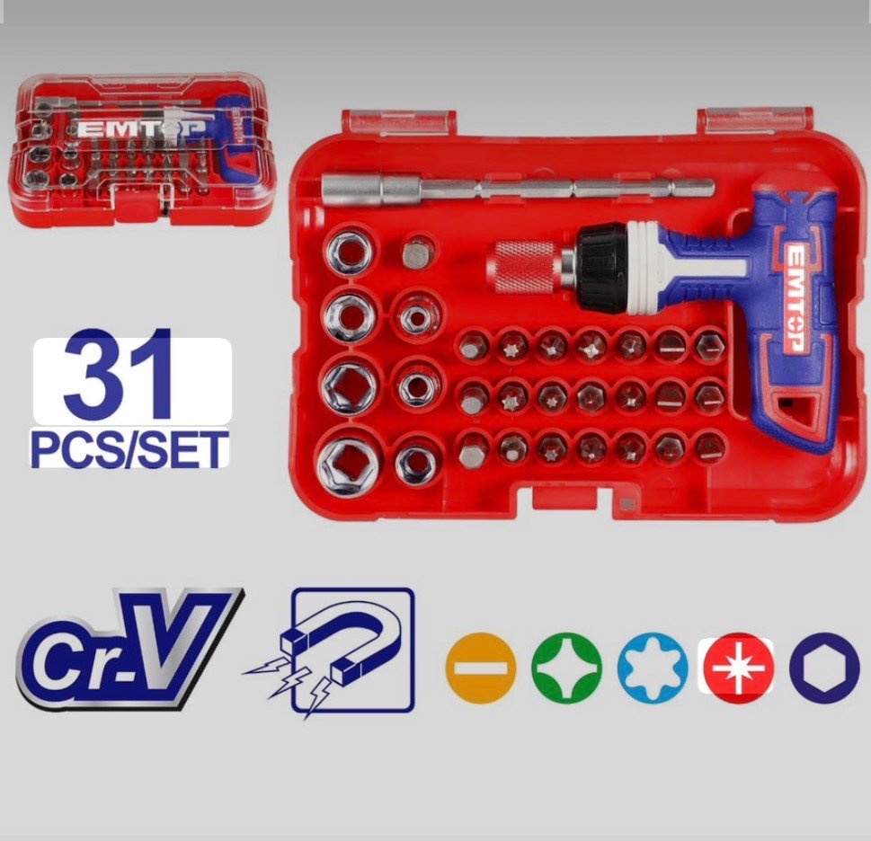 Screenshot Set kaçavidash dhe bitash 31 pjesë - Figura 1