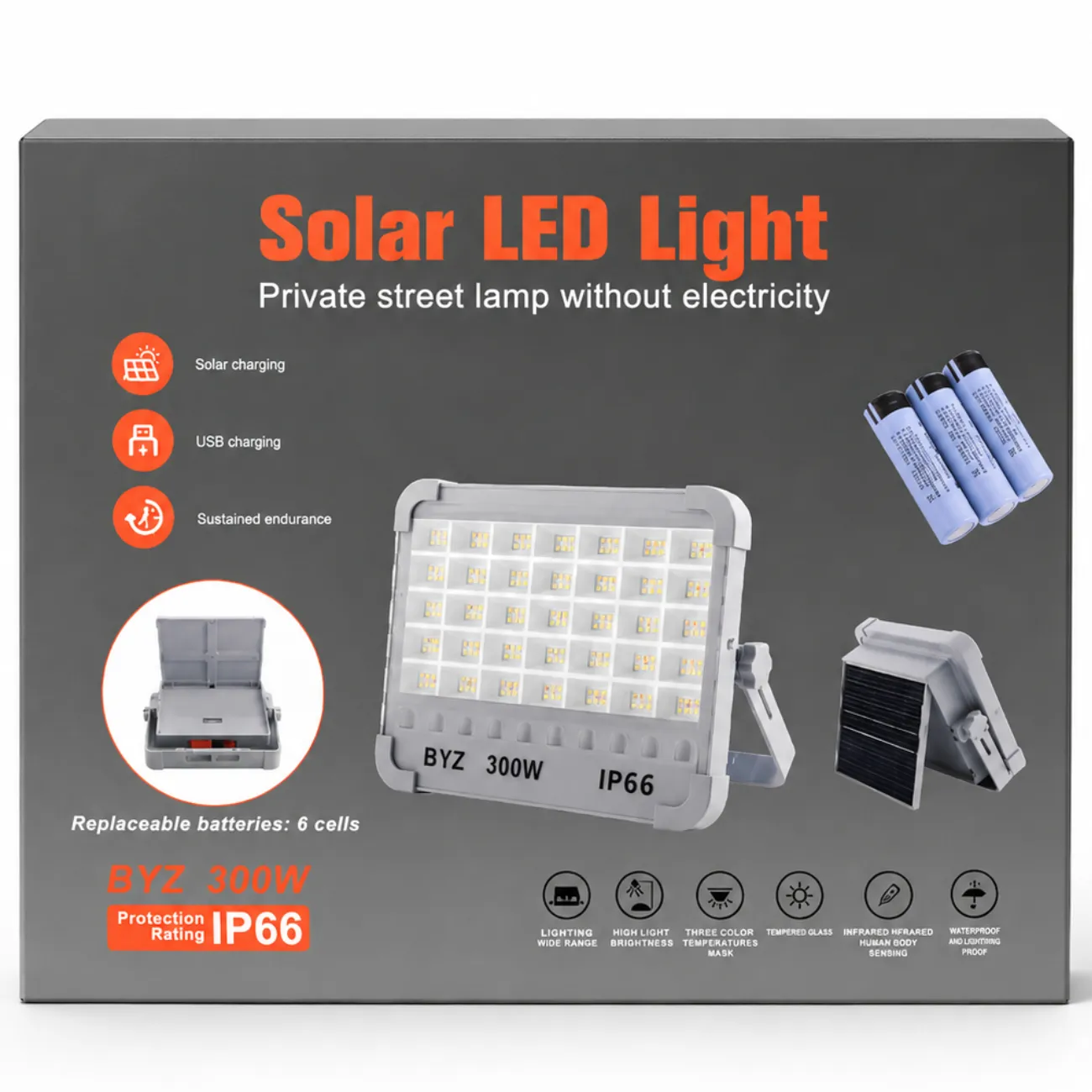 IMG_2613 Reflektor solar LED 300W - Figura 1
