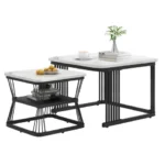 Set Tavolinash Katrorë – 2 Copë