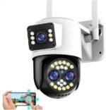 Kamerë Sigurie WiFi me 2 Lente PTZ