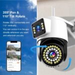Kamerë Sigurie WiFi me 2 Lente PTZ - Figura 2