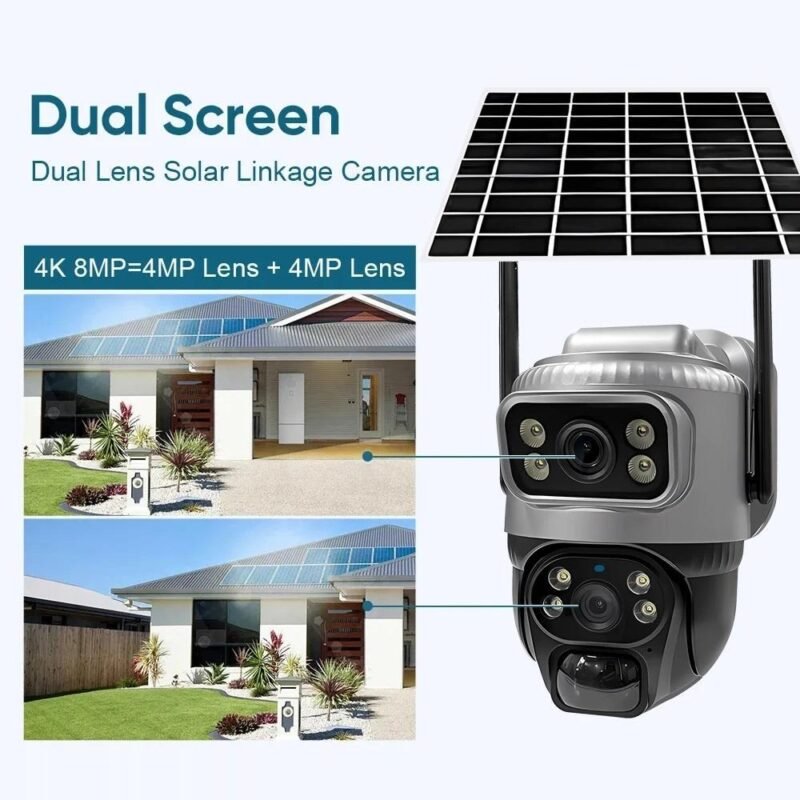 Kamerë Sigurie 4G me Panel Solar thumbnail 2