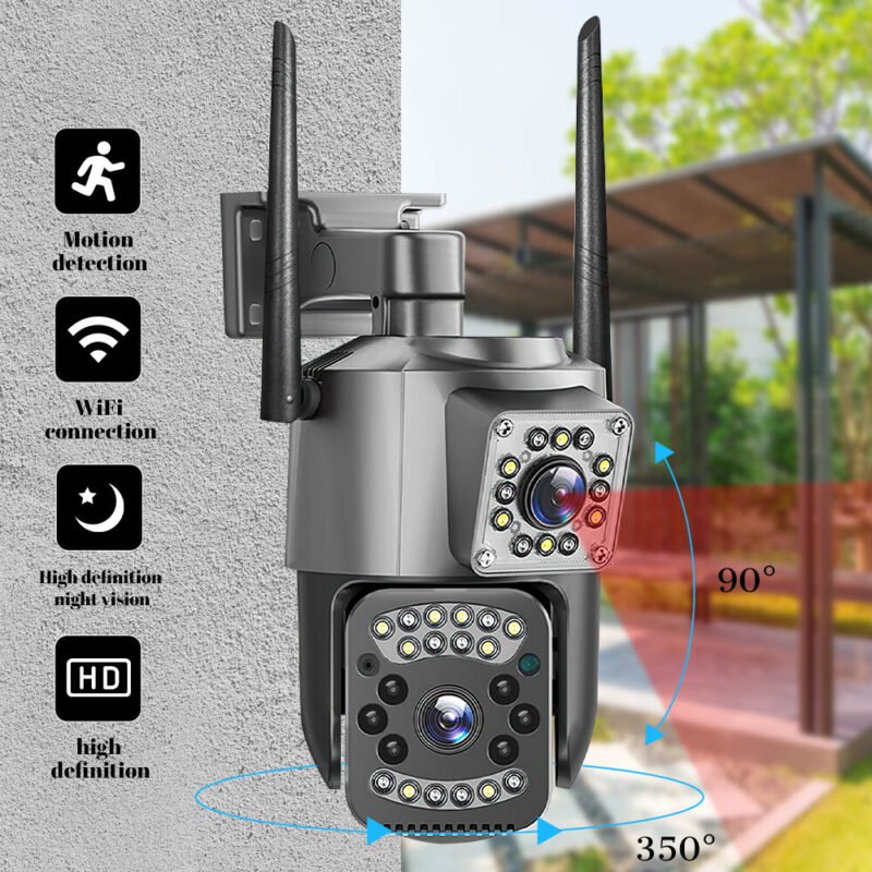 Kamerë Sigurie Dual Lens WiFi PTZ thumbnail 2