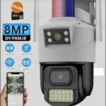 Kamerë Sigurie 8MP Dual Lens WiFi me Alarm
