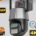 Kamerë sigurie 4K me Zoom 8X